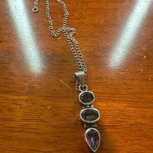 Mystic Topaz pendant and chain necklace